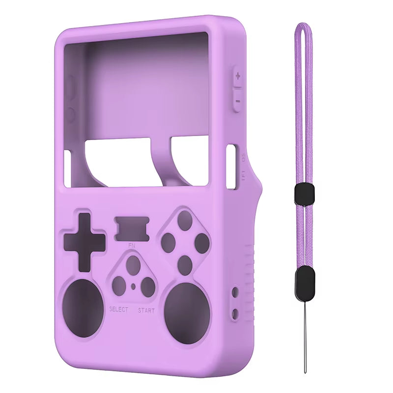 Premium R36S Case Silicone Protective Case Waterproof Leather Case for R36S Handheld Game Console R36S Accessories
