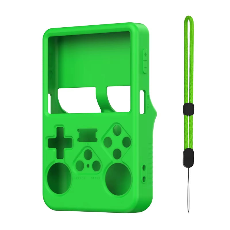 Premium R36S Case Silicone Protective Case Waterproof Leather Case for R36S Handheld Game Console R36S Accessories